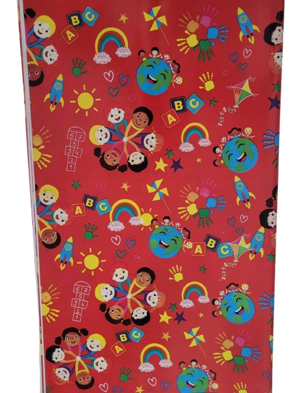 papel de presente ABC 50x60cm